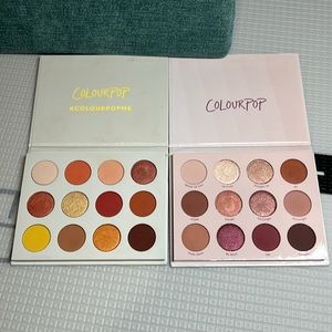 Colourpop Yes Please & Give it to me straight Eyeshadow Palette